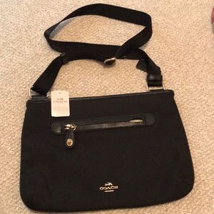 Nylon coach crossbody purse.
